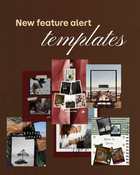 We added a New Feature to our app - TEMPLATES we know you’ve waited long for this to arrive and we are excited to make your content creation process s, slide 1 of 4
