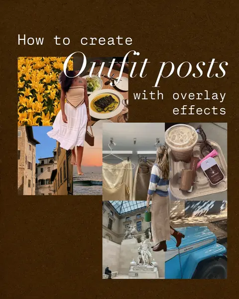 How to create moodboard Style Outfit posts, slide 1 of 7