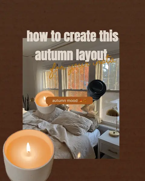 In case you’re interested how to create a cute layout for your autumn feed, slide 1 of 5
