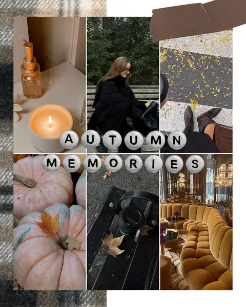 Your autumn carousel inspo post coming as a template to the app soon, slide 1 of 4