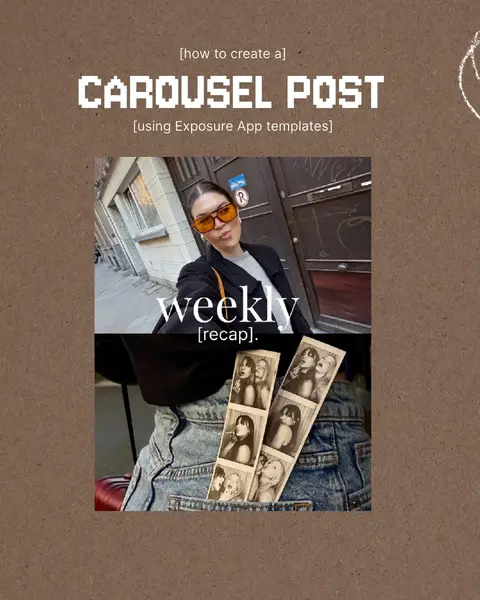 Carousel Posts are a Staple on Instagram but how to create one if you do not want to spend ages on it. Use our template gallery of 30+ templates curat, slide 1 of 5
